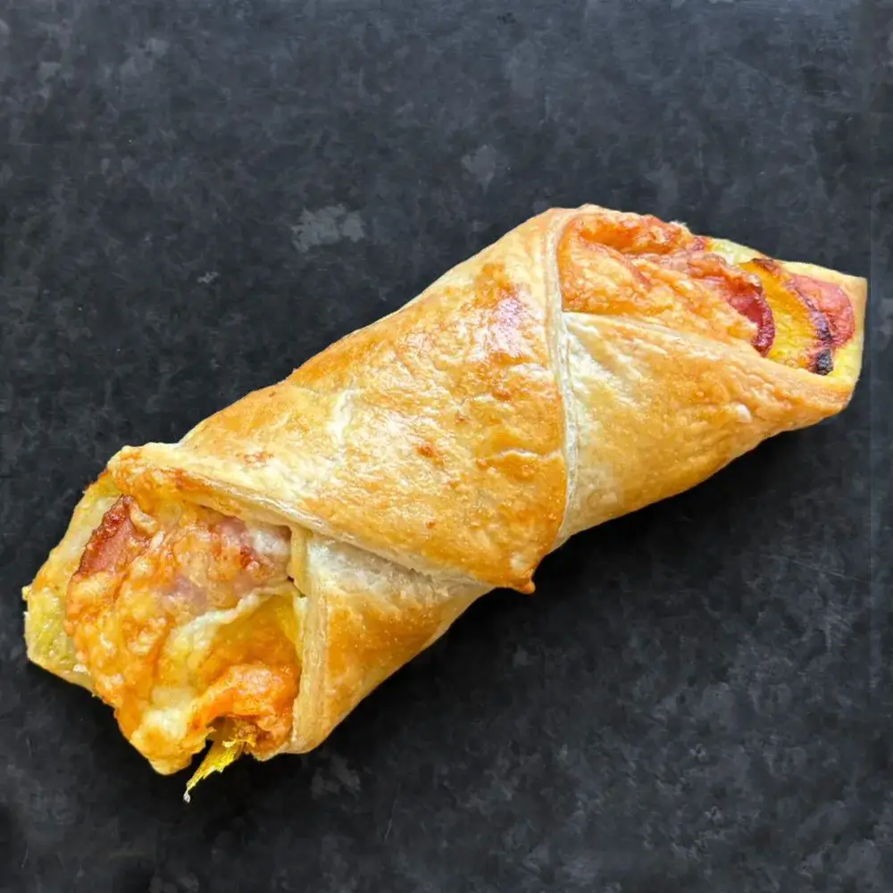 Spiced Pumpkin and Bacon Turnover